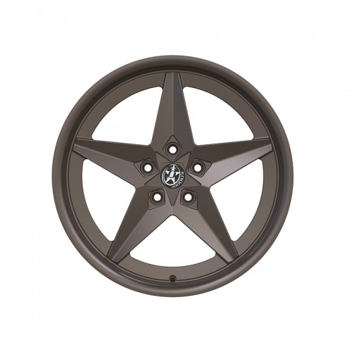 Personalized brown five-pointed star forged wheels