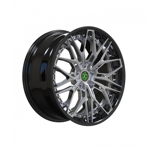 Sturdy, Lightweight, Customizable, Forged Wheels in Black