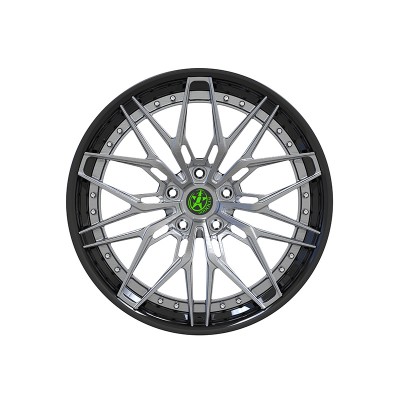 Sturdy, Lightweight, Customizable, Forged Wheels in Black