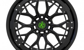 Polygonal All-Black Glossy Forged Wheels - A Premium Choice for Auto Enthusiasts