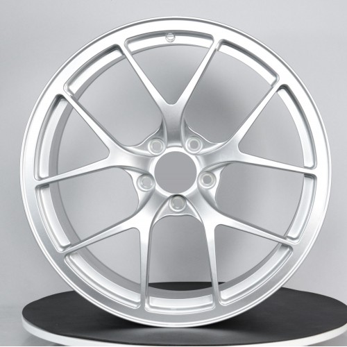 Single-piece high-strength lightweight brushed forged wheels