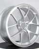 Single-piece high-strength lightweight brushed forged wheels