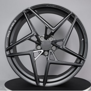 Single-piece lightweight five-pointed star forged wheels