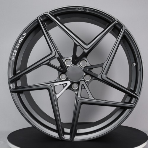 Single-piece lightweight five-pointed star forged wheels