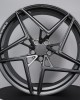 Single-piece lightweight five-pointed star forged wheels