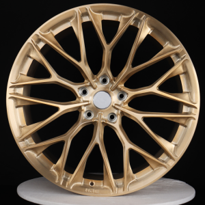 Bright bronze high-end custom forged wheels