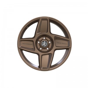 Custom bronzed aluminum alloy forged wheels