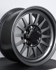 Matte Gunmetal Gray Custom Forged Off-Road Wheels