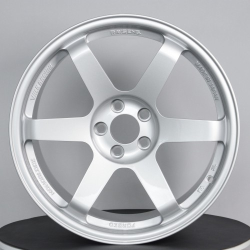 Wholesale custom forged wheels in bright silver