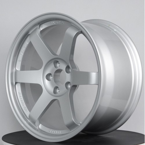 Wholesale custom forged wheels in bright silver