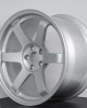 Wholesale custom forged wheels in bright silver