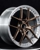 Dark copper brushed high-end multi-size fuel-efficient double-piece forged wheels