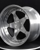 Double-piece concave fuel-saving five-pointed star custom forged wheels