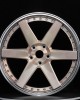 Lightweight brushed rose gold high-quality custom two-piece forged wheels