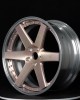 Lightweight brushed rose gold high-quality custom two-piece forged wheels