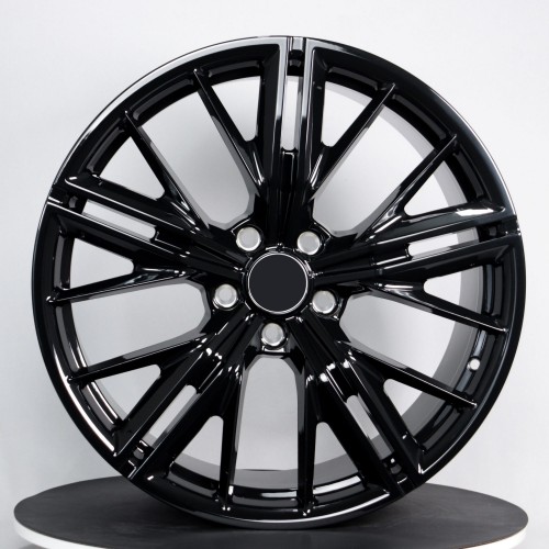 Bright black aluminum alloy high-quality lightweight forged wheels