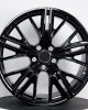 Bright black aluminum alloy high-quality lightweight forged wheels