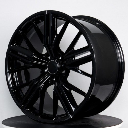 Bright black aluminum alloy high-quality lightweight forged wheels