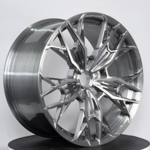 Customized high-gloss aluminum alloy forged wheels