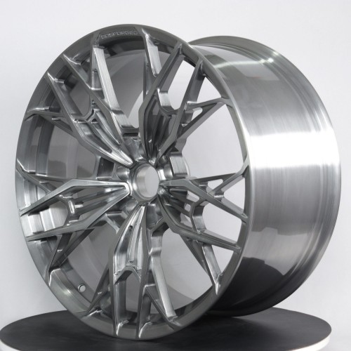 Customized high-gloss aluminum alloy forged wheels