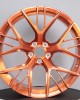 Gold bronze lightweight explosion-proof single-piece forged wheels