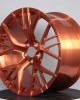 Gold bronze lightweight explosion-proof single-piece forged wheels