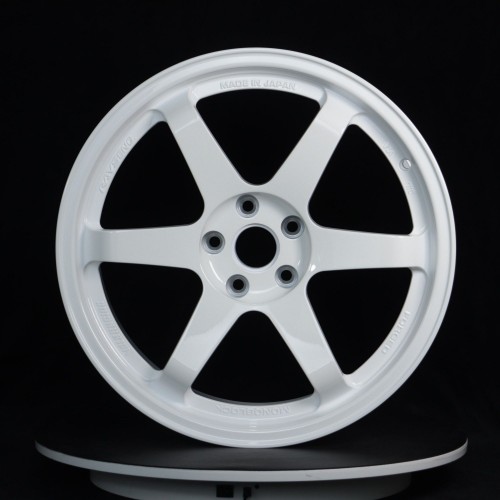 Lightweight explosion-proof forged wheels with bright white ceramic texture