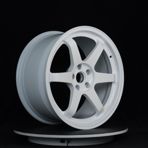 Lightweight explosion-proof forged wheels with bright white ceramic texture