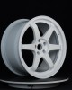 Lightweight explosion-proof forged wheels with bright white ceramic texture