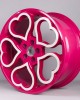 Pink heart lightweight high-speed hot forged wheels