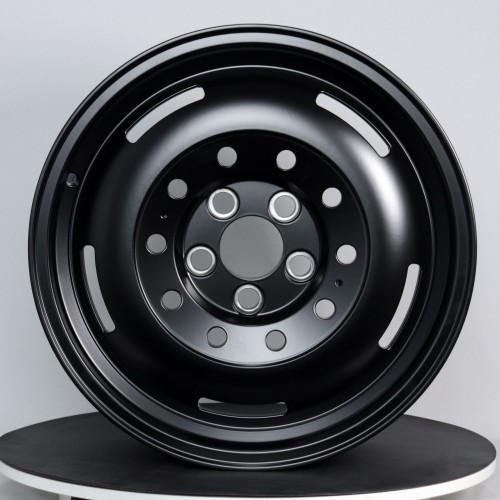 Bright black high-strength flat cake lightweight hot forged off-road wheels