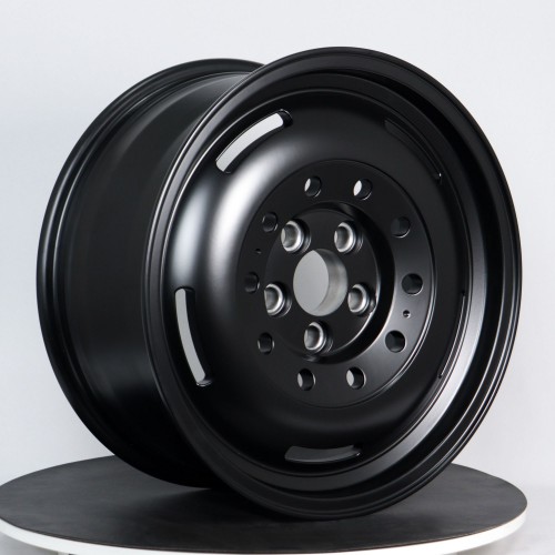 Bright black high-strength flat cake lightweight hot forged off-road wheels