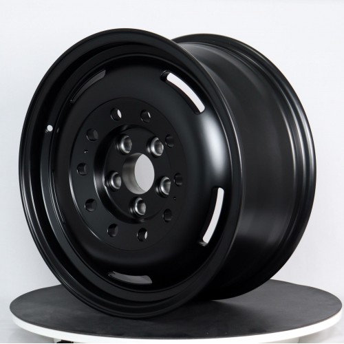 Bright black high-strength flat cake lightweight hot forged off-road wheels