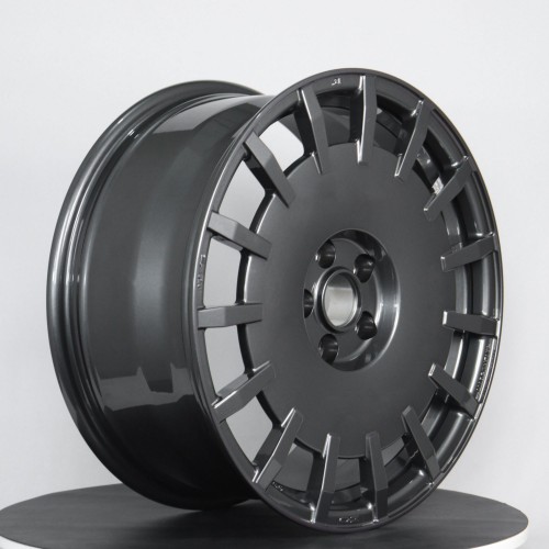 Bright black high-strength lightweight custom hot forged wheels