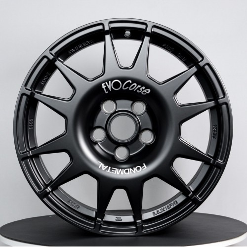 Dark black matte high-end texture can be printed customized forged off-road wheels