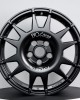 Dark black matte high-end texture can be printed customized forged off-road wheels