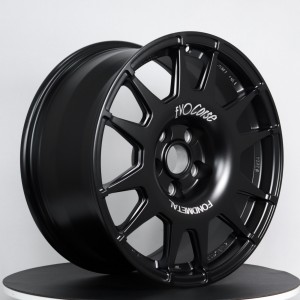 Dark black matte high-end texture can be printed custom forged off-road wheels