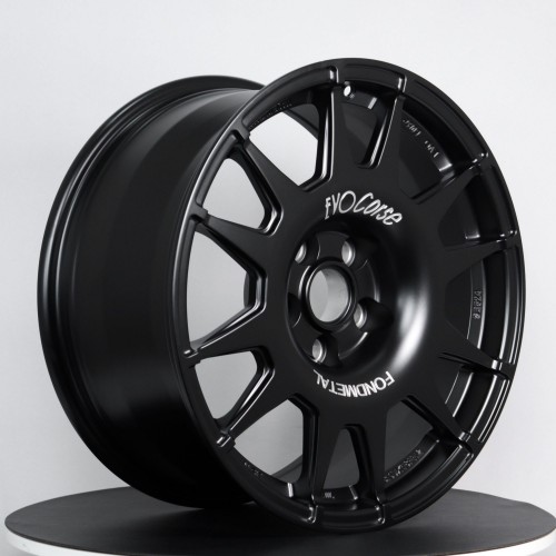 Dark black matte high-end texture can be printed customized forged off-road wheels